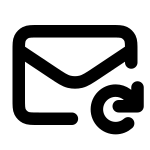 Mail Refresh SVG Icon